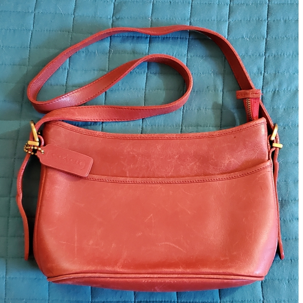 Red Coach Handbag